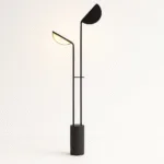 Vestra Floor Lamp — Dual‑Head Modern Iron Lamp with Marble Base - Image 2