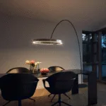 Halo Floor Lamp — Sculptural Ring-Style LED with Optional Bluetooth Control - Image 4