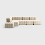 Curt Set 12 Modular Sofa — “Jet” Fabric Sectional (12-Module) - Image 4