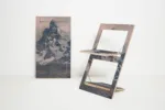 Fläpps Folding Chair — “Puerto Natales” Birch Plywood Art Motif