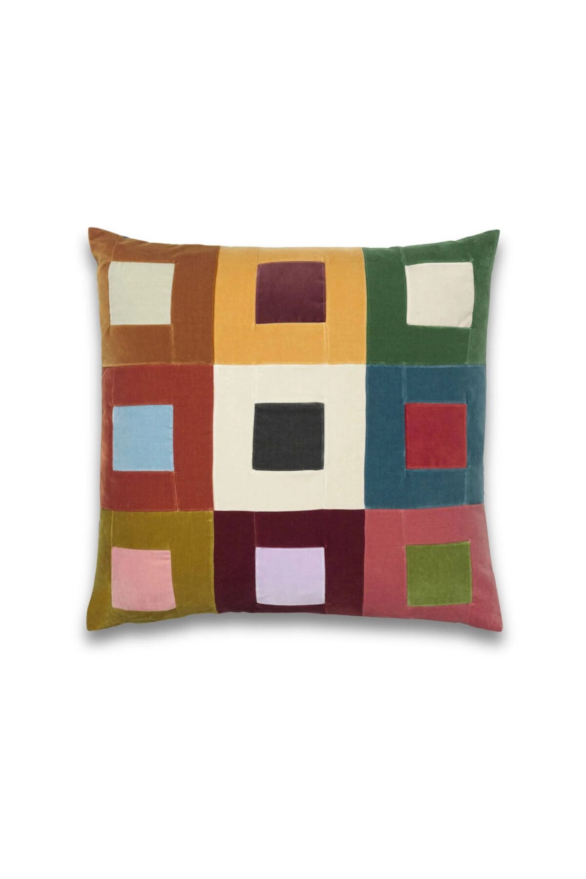 Sonya Cushion — Handwoven Wool & Cotton Accent Pillow - Image 1